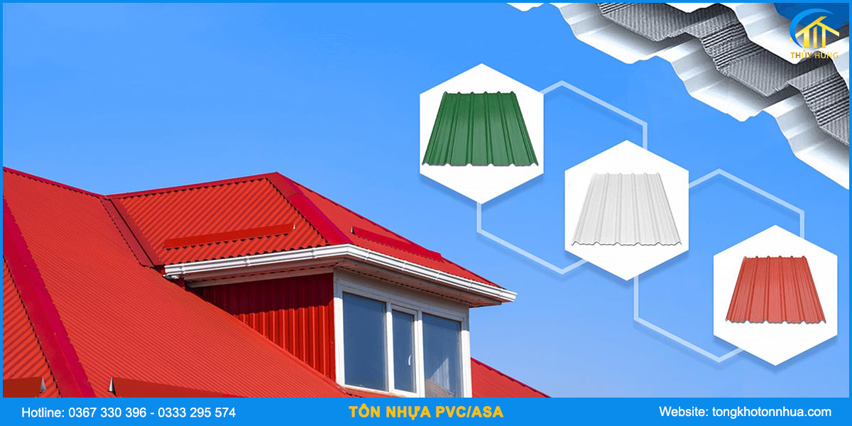 Bảng giá tôn nhựa pvc asa