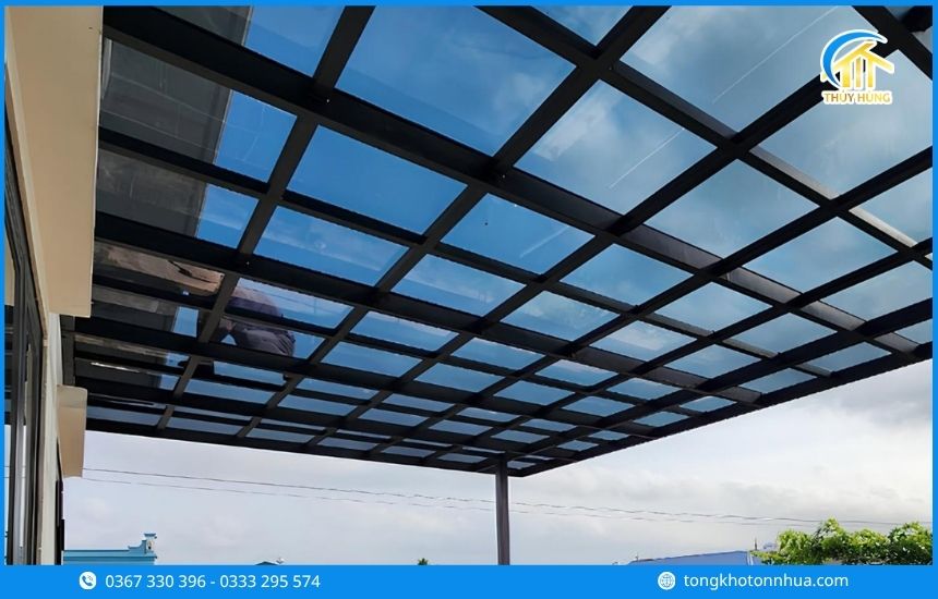 Các công trình phổ biến sử dụng vật liệu Polycarbonate hiện nay