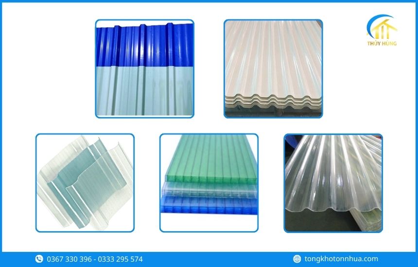 Các loại tôn nhựa Phường Bình Hưng phổ biến