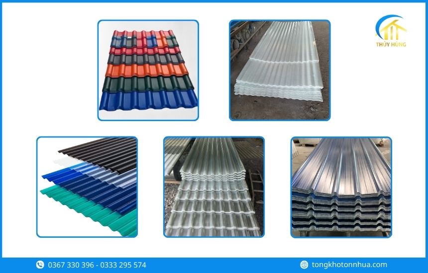 Các loại tôn nhựa Phường Bình Quới phổ biến