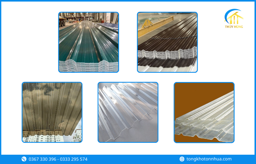 Các loại tôn nhựa Phường Bình Tân phổ biến