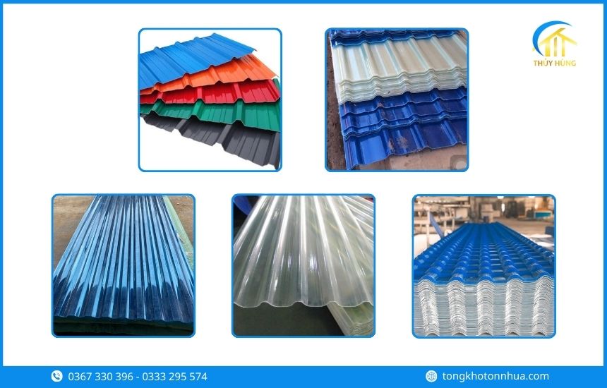 Các loại tôn nhựa Phường Bình Thạnh phổ biến