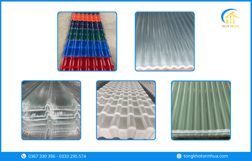 Các loại tôn nhựa Phường Bình Trị Đông phổ biến