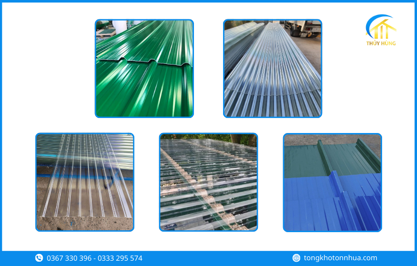 Các loại tôn nhựa Phường Bình Trưng phổ biến