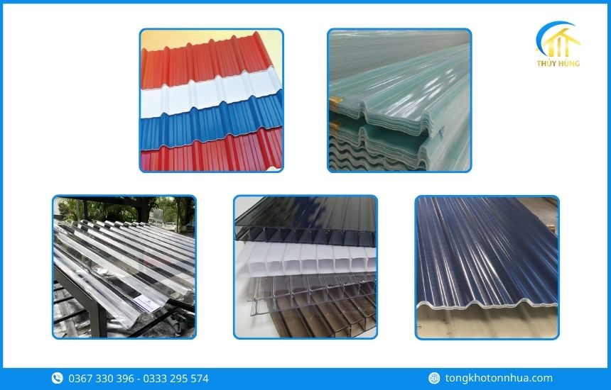 Các loại tôn nhựa Phường Dĩ An phổ biến