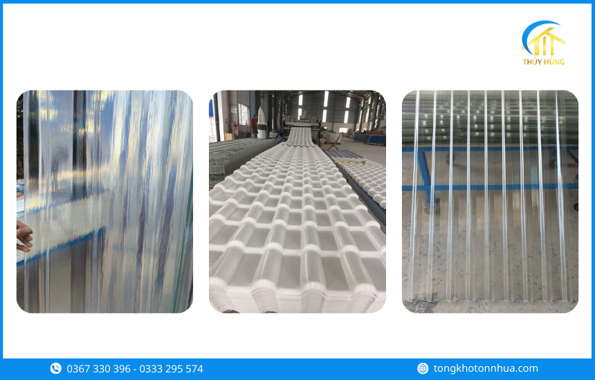 Các loại tôn nhựa Phường Diên Hồng phổ biến
