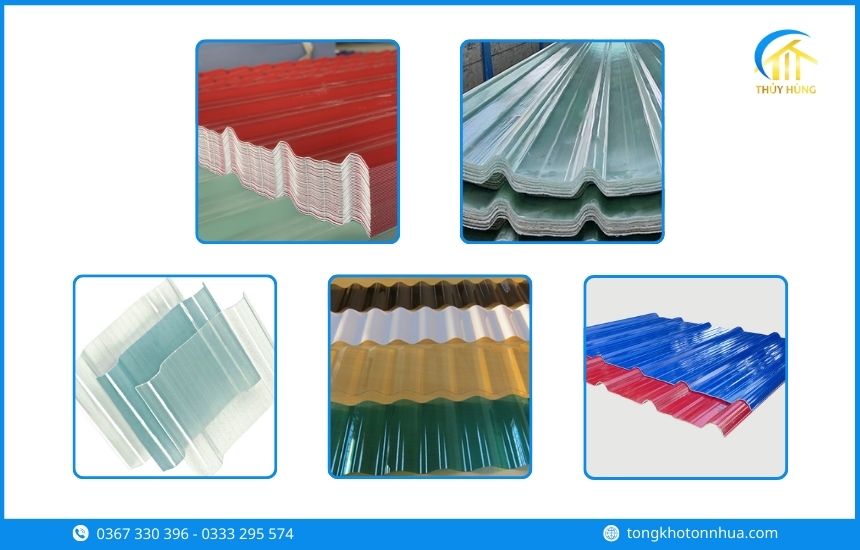 Các loại tôn nhựa Phường Đông Hoà phổ biến