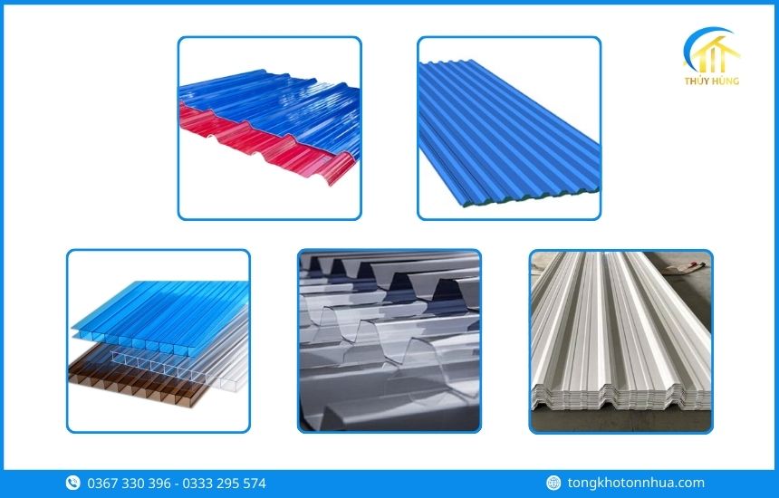 Các loại tôn nhựa Phường Đức Nhuận phổ biến