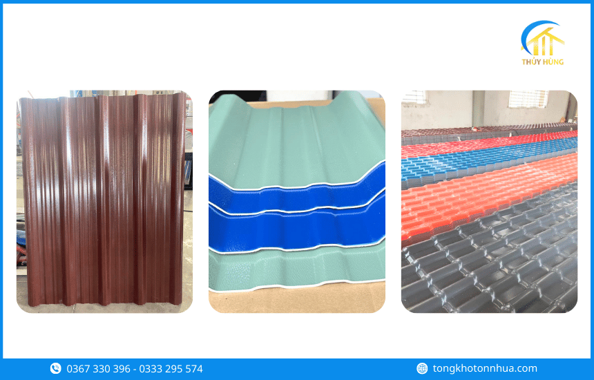 Các loại tôn nhựa Phường Minh Phụng phổ biến