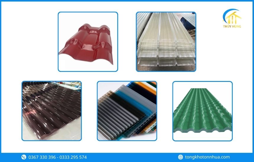 Các loại tôn nhựa Phường Phú Lợi phổ biến