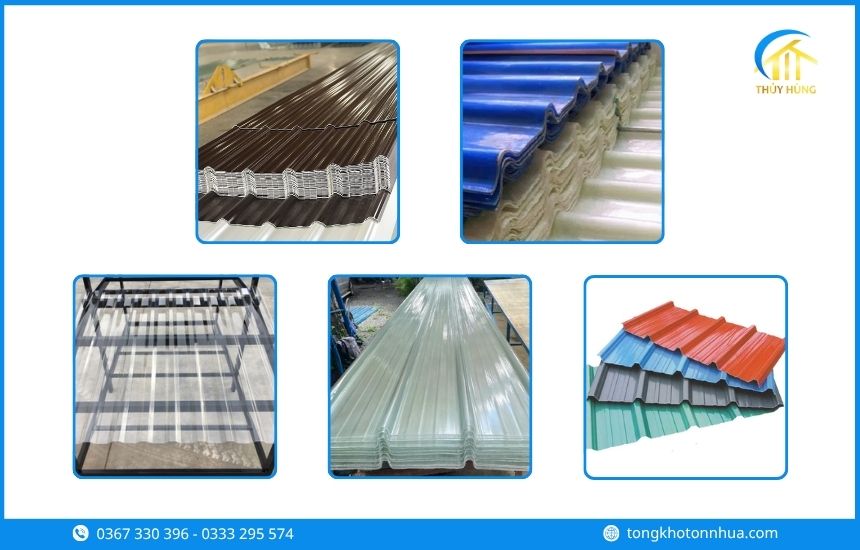 Các loại tôn nhựa Phường Phú Mỹ phổ biến