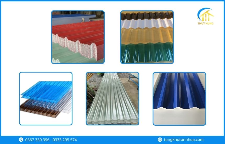 Các loại tôn nhựa Phường Phú Nhuận phổ biến