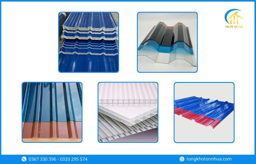 Các loại tôn nhựa Phường Phú Thọ Hoà phổ biến