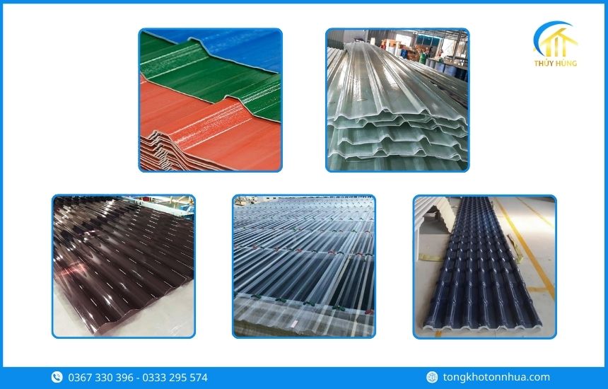Các loại tôn nhựa Phường Phước Long phổ biến