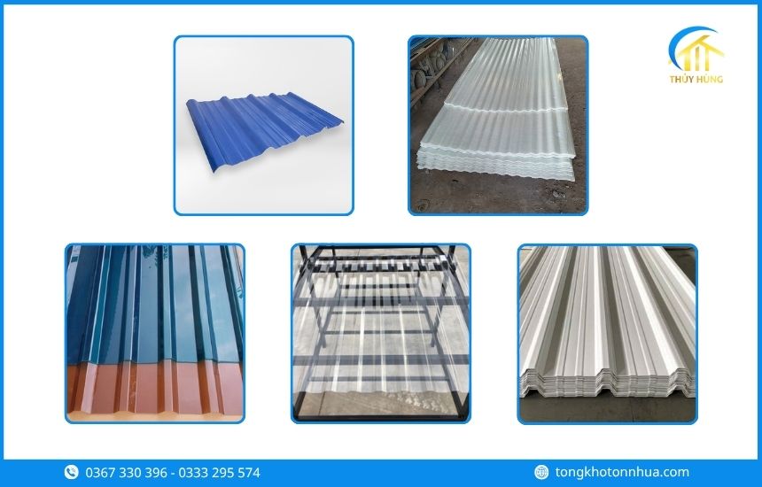 Các loại tôn nhựa Phường Rạch Dừa phổ biến
