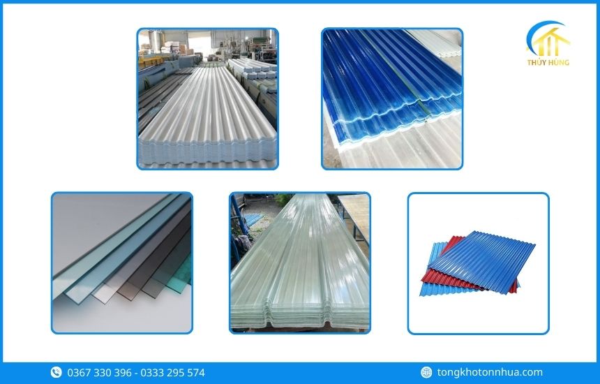 Các loại tôn nhựa Phường Tam Bình phổ biến