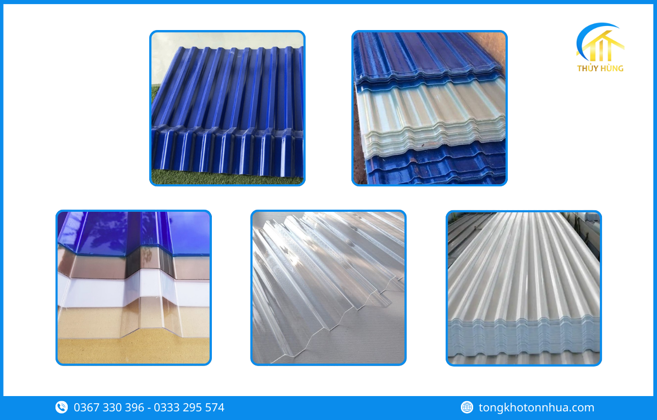 Các loại tôn nhựa Phường Tân Bình phổ biến