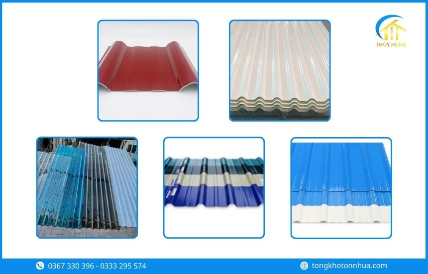 Các loại tôn nhựa Phường Tân Đông Hiệp phổ biến
