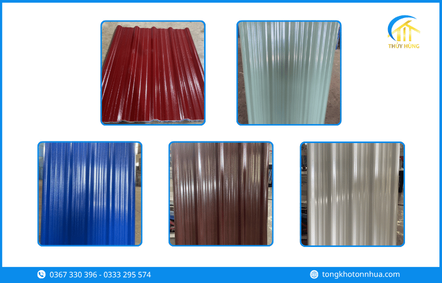 Các loại tôn nhựa Phường Tân Mỹ