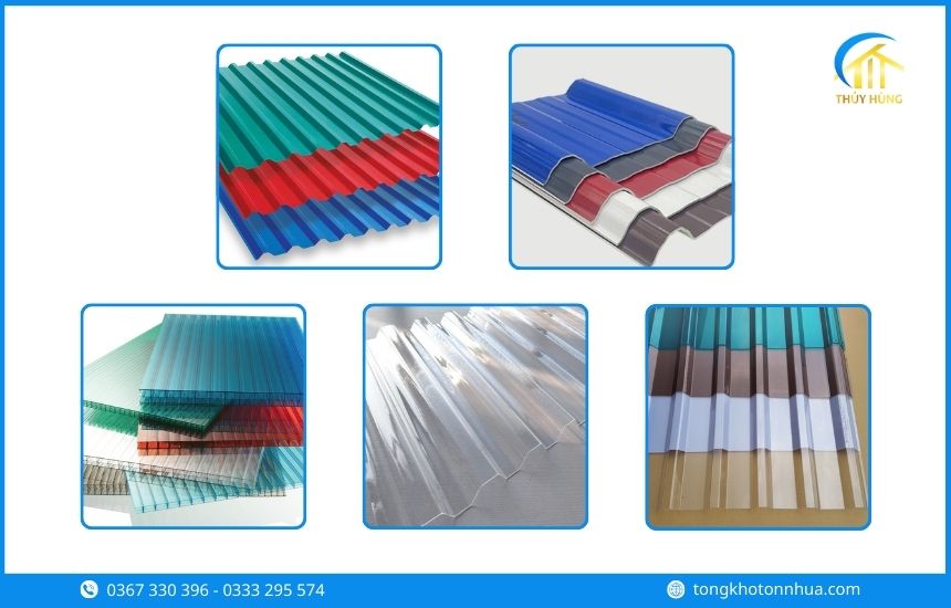 Các loại tôn nhựa Phường Tân Sơn Nhì phổ biến