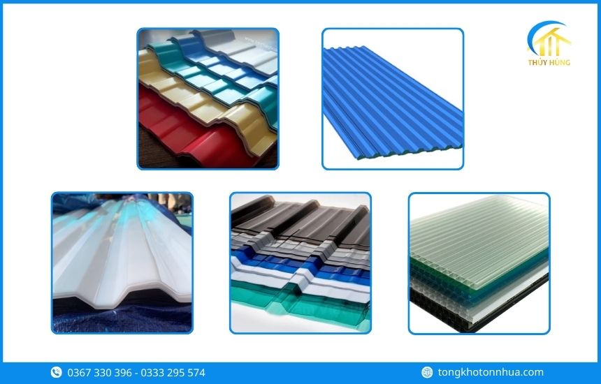 Các loại tôn nhựa Phường Tân Sơn phổ biến