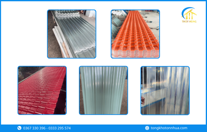 Các loại tôn nhựa Phường Tân Tạo phổ biến