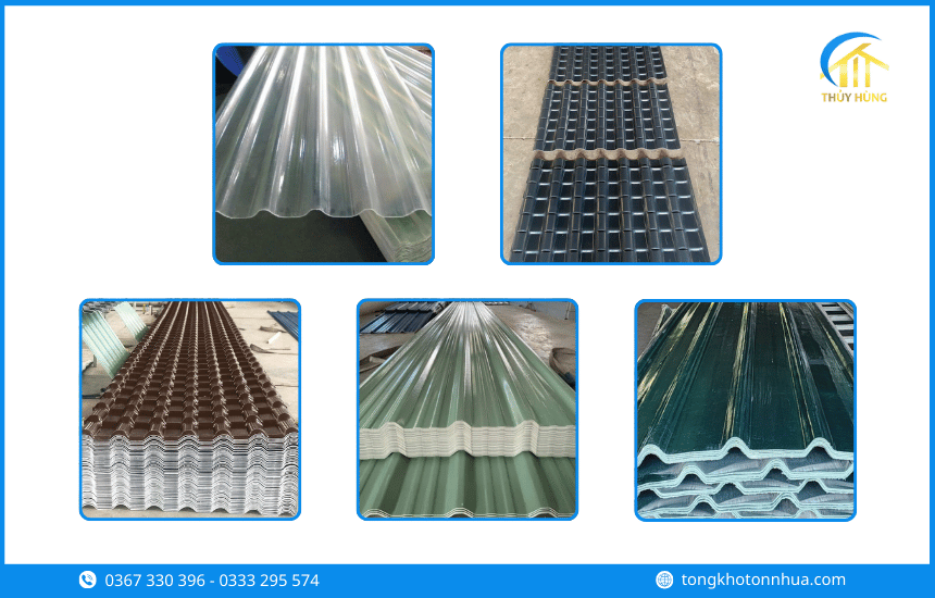 Các loại tôn nhựa Phường Tân Thới Hiệp phổ biến