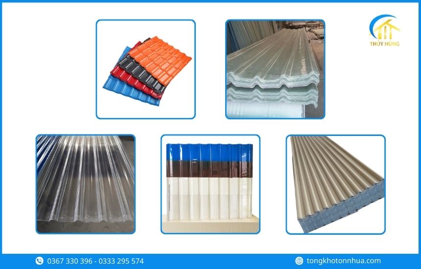 Các loại tôn nhựa Phường Tây Thạnh phổ biến