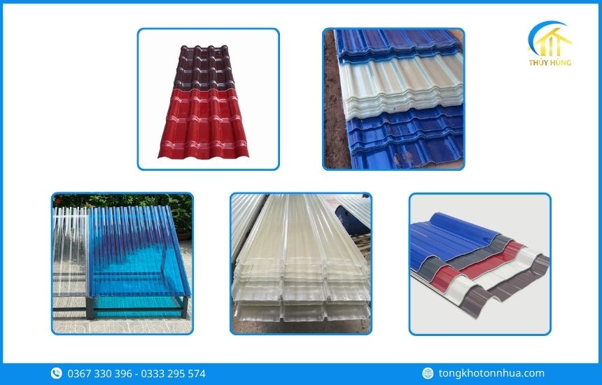 Các loại tôn nhựa Phường Thạnh Mỹ Tây phổ biến