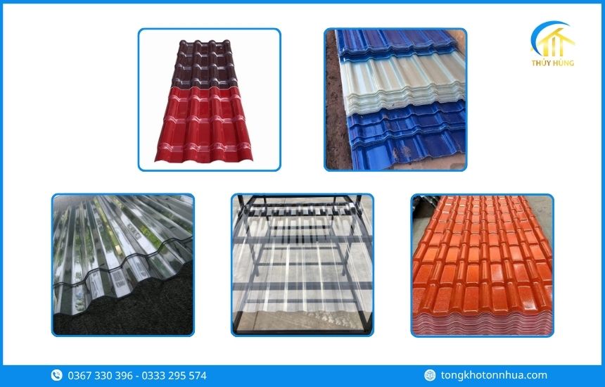 Các loại tôn nhựa Phường Thới An phổ biến