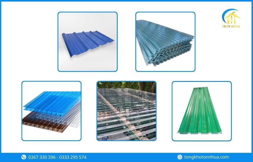Các loại tôn nhựa Phường Thủ Dầu Một phổ biến