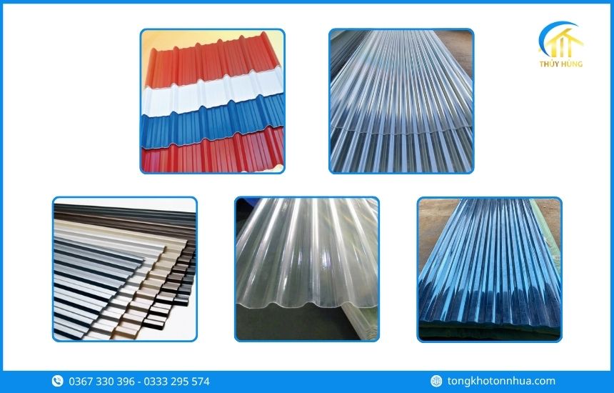 Các loại tôn nhựa Phường Vĩnh Tân phổ biến