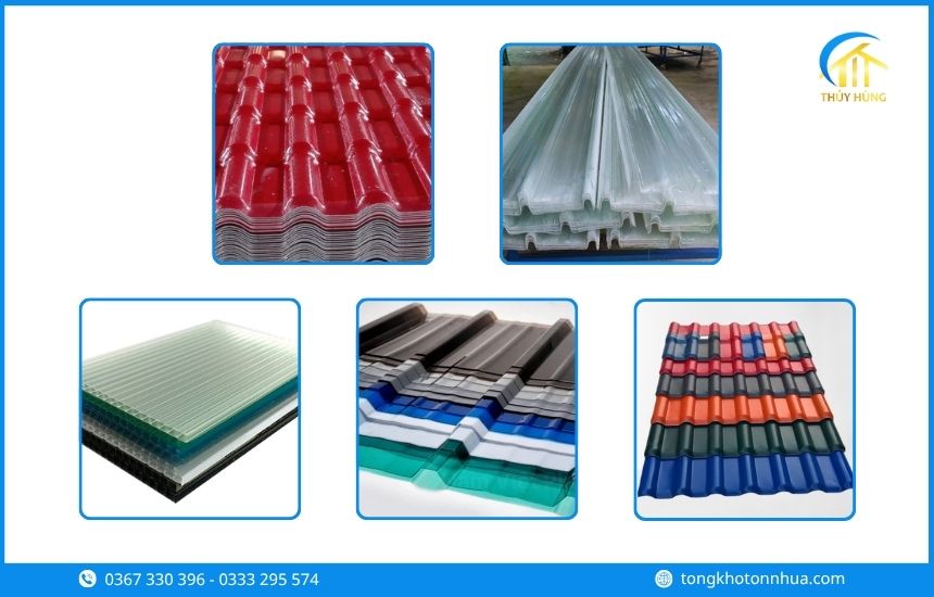 Các loại tôn nhựa Phường Vũng Tàu phổ biến