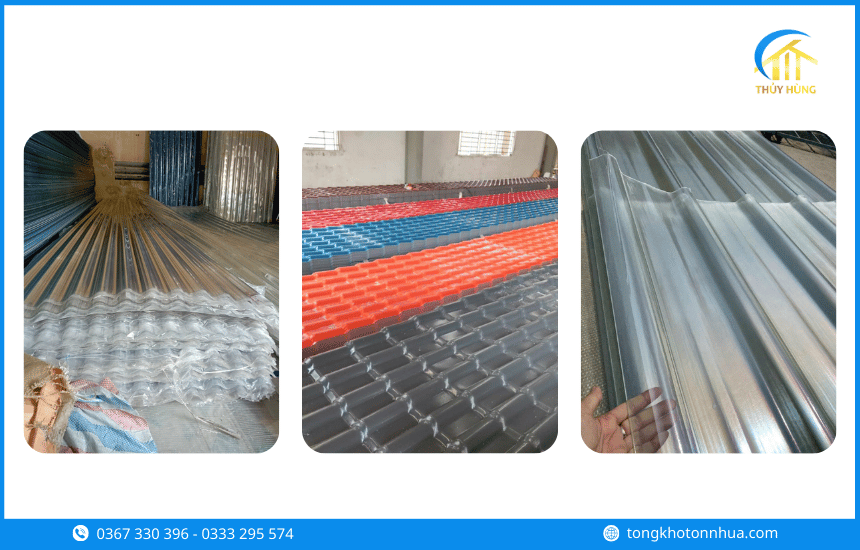 Các loại tôn nhựa Phường Vườn Lài phổ biến