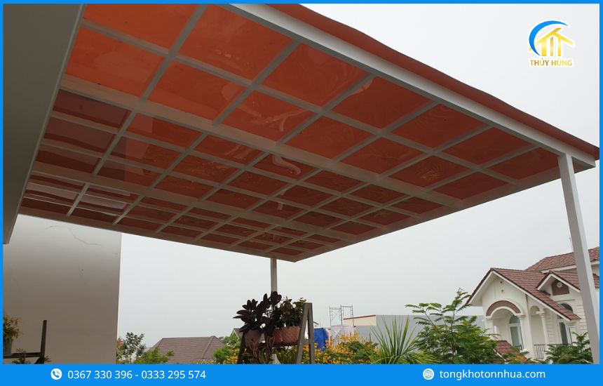 Cách lựa chọn tôn nhựa Poly giúp tăng tuổi thọ mái che