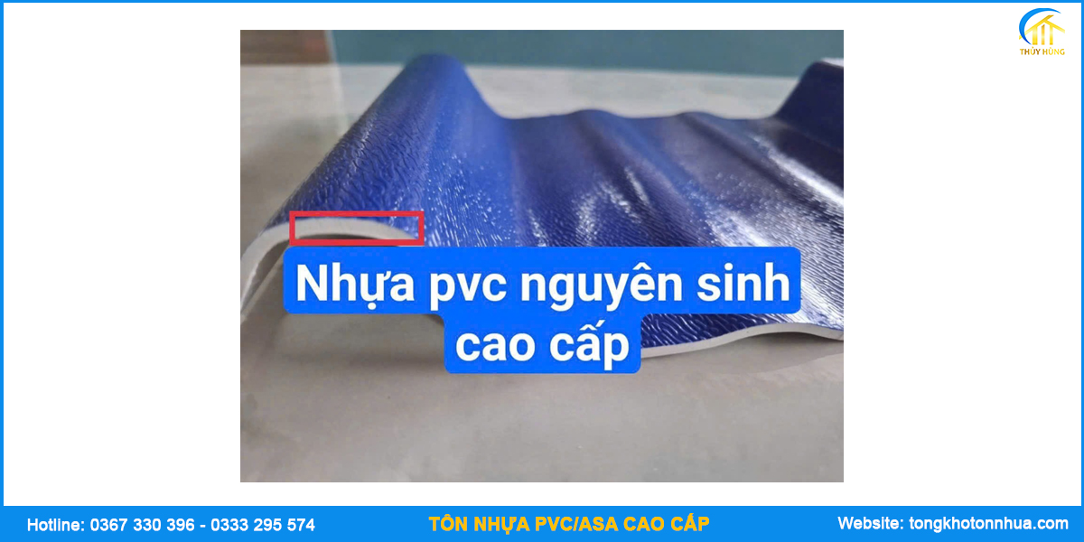 Cấu tạo tôn nhựa pvc/asa