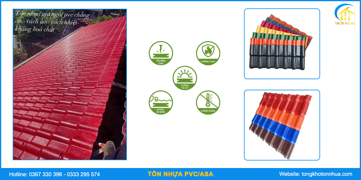 Khả năng chống tia uv của tôn nhựa pvc