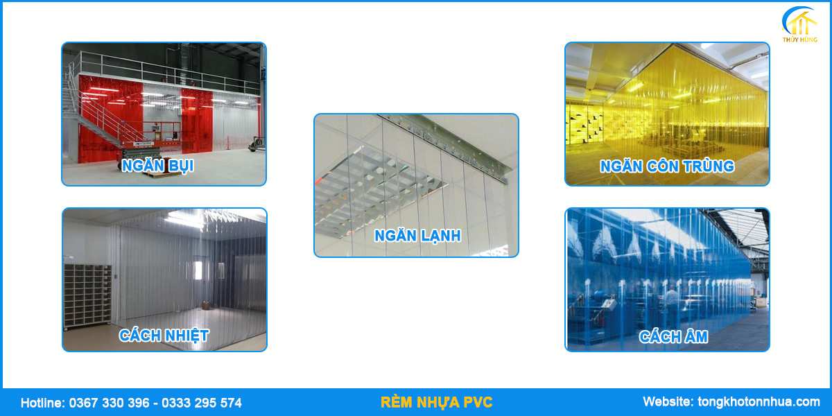 Công dụng rèm nhựa PVC