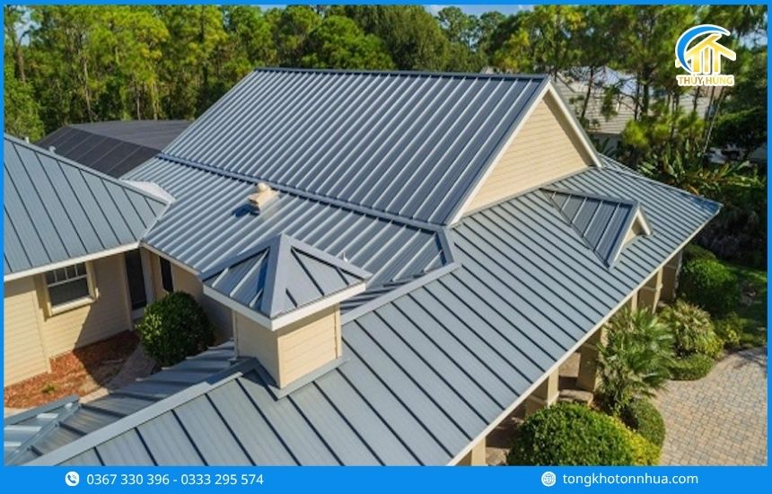 Một số vật liệu mái phổ biến trong xây dựng hiện nay