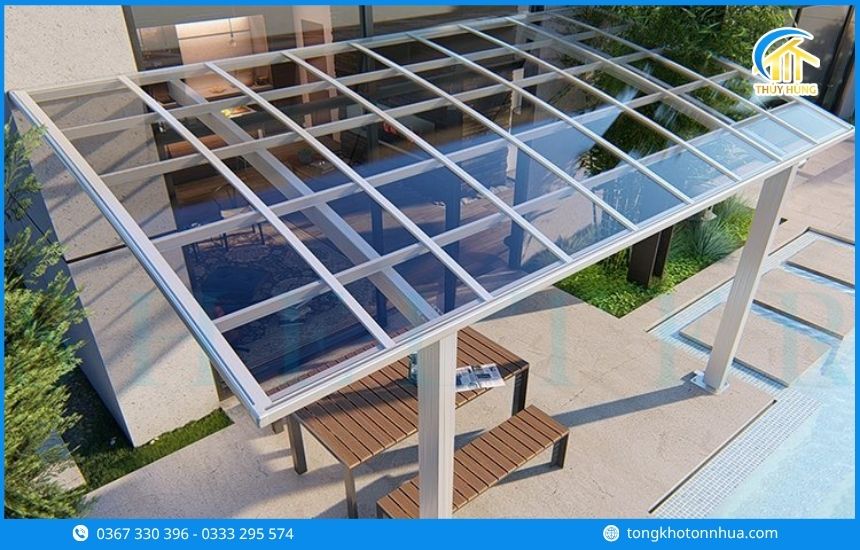 Nên thiết kế mái che cố định hay mái che theo từng khu vực?