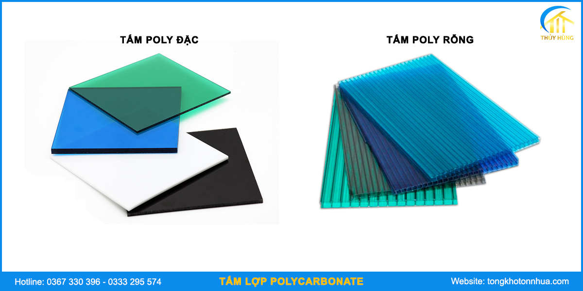 Phân loại tấm poly