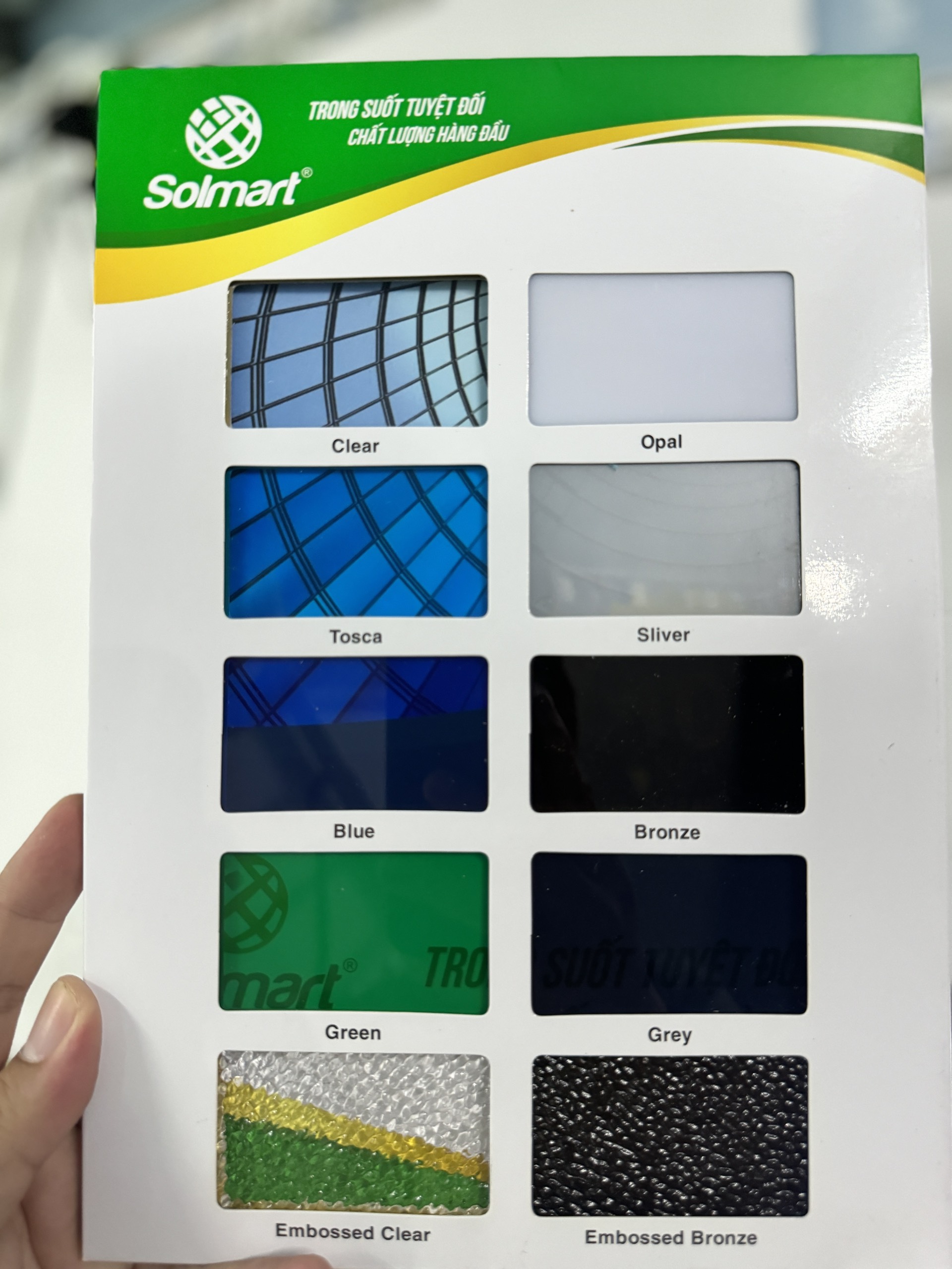 Tấm poly đặc Solmart