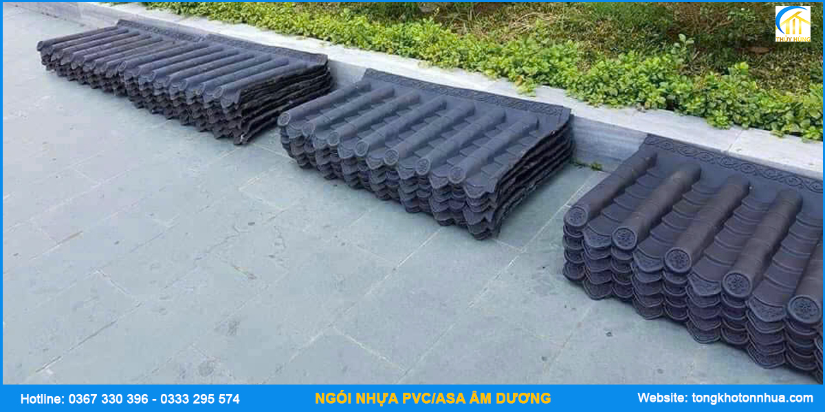 Thông số ngói nhựa PVC/ASA âm dương