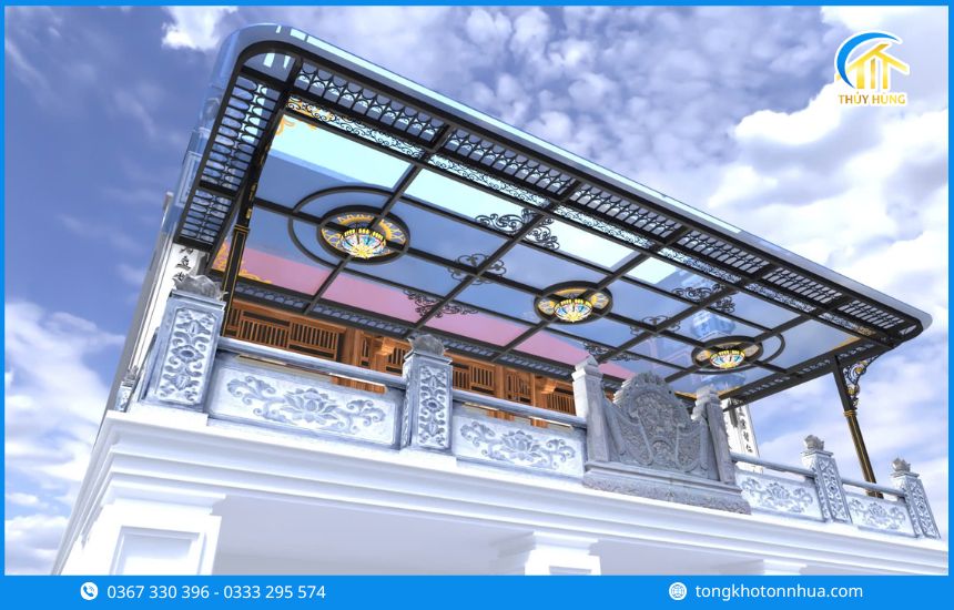 Tôn nhựa Poly - Sự kết hợp hoàn hảo giữa khả năng che chắn và lấy sáng