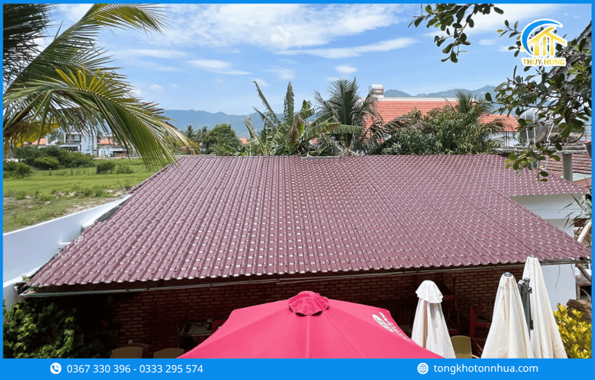 Ứng dụng của tôn nhựa Phường Nhiêu Lộc