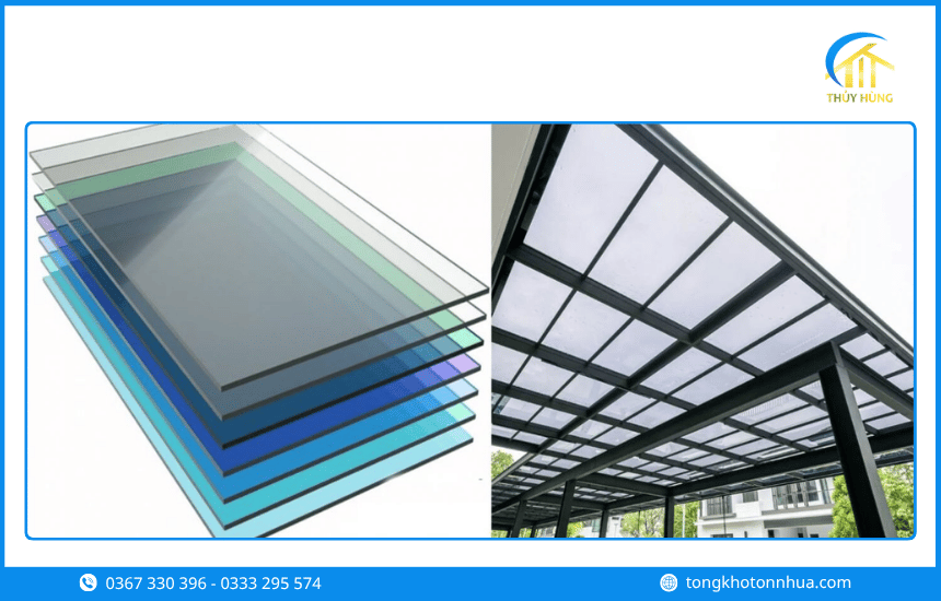 Ứng dụng của tôn nhựa Phường Tân Thuận