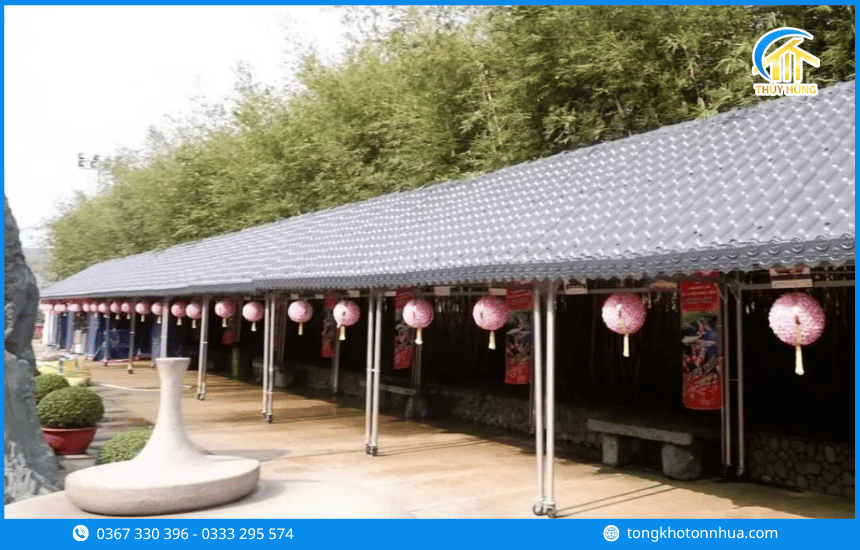 Ứng dụng của tôn nhựa Phường Xuân Hòa