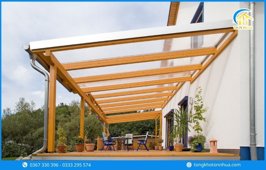 Ứng dụng thực tế của tôn nhựa Phường Bảy Hiền