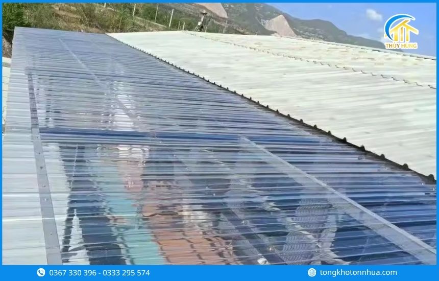 Ứng dụng thực tế của tôn nhựa Phường Bến Cát