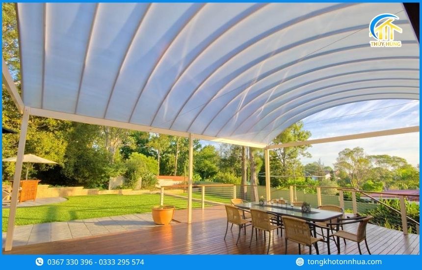 Ứng dụng thực tế của tôn nhựa Phường Tam Long